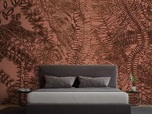 SEASON 1 KW1802 - Ecological Plaster backing wallpaper with floral pattern _ Affreschi & Affreschi